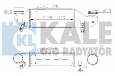 KALE OTO RADYATOR 346500 -  Интеркулер